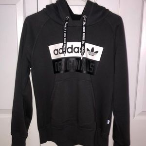 Women’s dark grey Adidas Originals hoodie